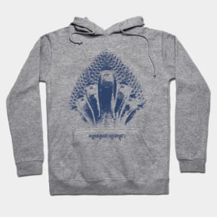 Naga Angkor Wat Cambodia in Navy Hoodie